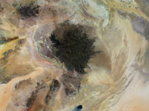 लीबिया भू-भाग 3डी मानचित्र 3D मॉडल