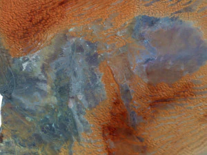 लीबिया भू-भाग 3डी मानचित्र 3D मॉडल