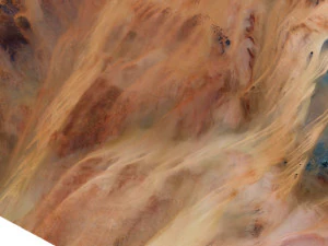 लीबिया भू-भाग 3डी मानचित्र 3D मॉडल