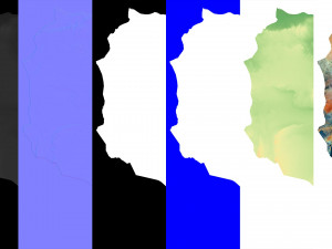Libya Terrain 3D Map 3D Model