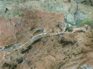 Algeria Terrain 3D Map 3D मॉडल