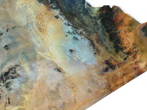 Algeria Terrain 3D Map 3D Model