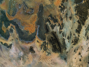 Algeria Terrain 3D Map 3D मॉडल