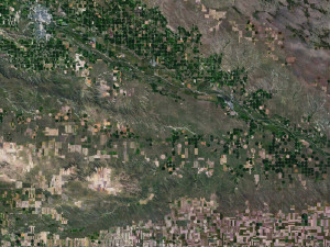 Nebraska State Terrain 3D Map 3D Модель