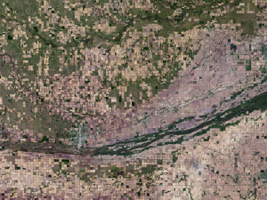 Nebraska State Terrain 3D Map 3D Модель