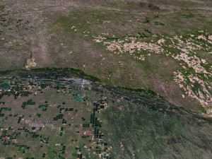 Nebraska State Terrain 3D Map 3D Модель