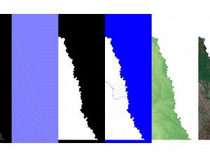 Nebraska State Terrain 3D Map 3D Модель