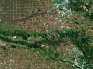 Iowa State Terrain 3D Map Modelo 3D