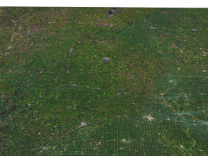 Iowa State Terrain 3D Map Modelo 3D