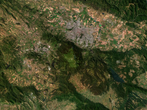 Bulgaria Terrain 3D Map Modelo 3D