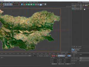 Bulgaria Terrain 3D Map 3D Model
