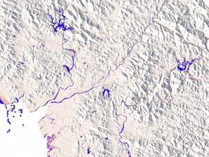 North Korea 3D Map Modèle 3D