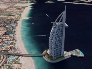 Burj Al Arab 3D Model