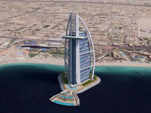 Burj Al Arab 3D Model