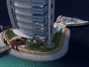 Burj Al Arab 3D-Modell