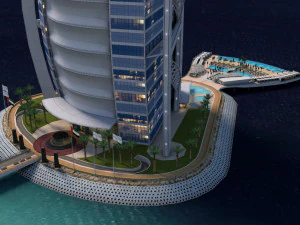Burj Al Arab 3D Model