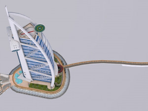 Burj Al Arab 3D-Modell