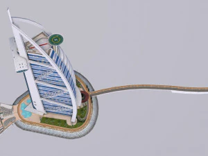 Burj Al Arab 3D Model