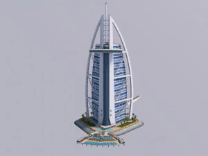 Burj Al Arab 3D Model