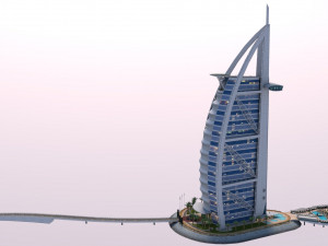 Burj Al Arab 3D-Modell