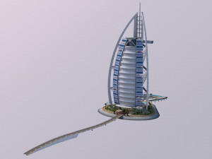 Burj Al Arab 3D-Modell