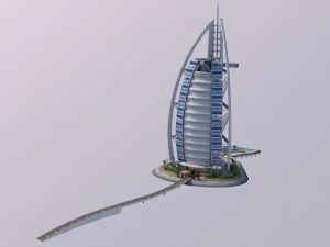 Burj Al Arab 3D Model