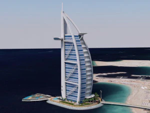 Burj Al Arab 3D Model