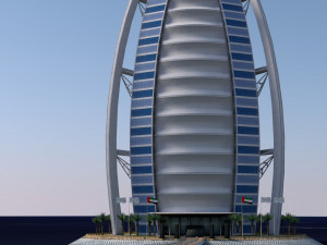 Burj Al Arab 3D-Modell