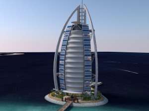 Burj Al Arab 3D-Modell