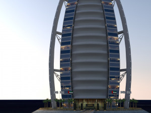 Burj Al Arab 3D-Modell
