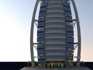 Burj Al Arab 3D Model