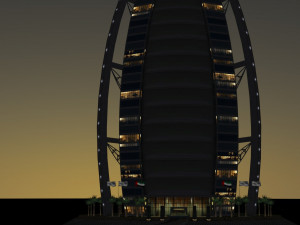 Burj Al Arab 3D-Modell