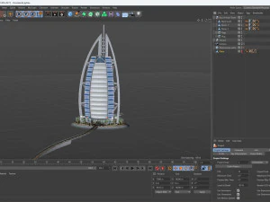 Burj Al Arab 3D Model