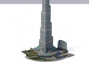 Burj Khalifa Dubai 3D Model