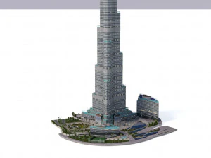 Burj Khalifa Dubai 3D Model