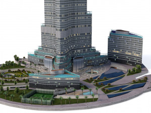 Burj Khalifa Dubai 3D Model