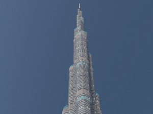Burj Khalifa Dubai 3D Model
