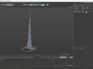 Burj Khalifa Dubai 3D Model