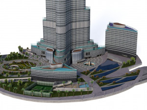 Burj Khalifa Dubai 3D Model