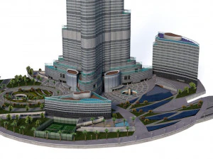 Burj Khalifa Dubai 3D Model