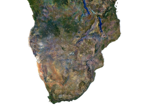 Relief of Africa Explore its Diverse Terrain 3D Модель