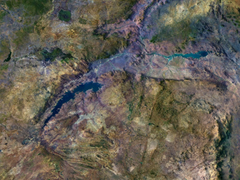 Relief of Africa Explore its Diverse Terrain 3D Модель