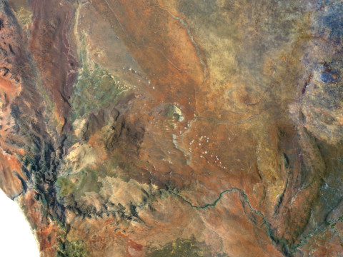 Relief of Africa Explore its Diverse Terrain 3D Модель