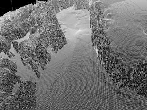 3D Printed Earth STL Model Exaggerated Relief Topography 3D Print Model