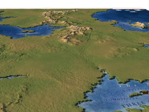 Westeros 3d map stl 3D Print Model