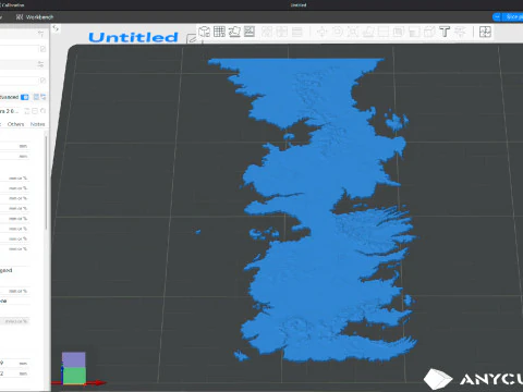 Westeros 3d map stl 3D Print Model