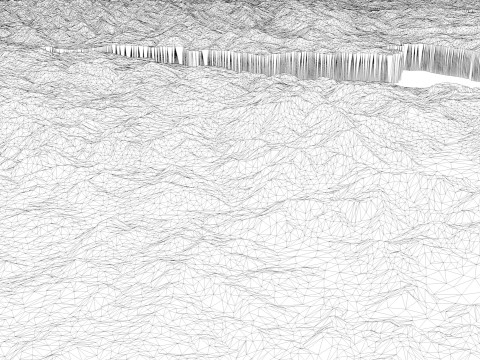 Peta Topografi Yunani untuk Pencetakan 3D Ukiran CNC Model Cetak 3D