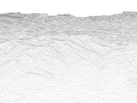 Mappa topografica dell'Ungheria per la stampa 3D di intaglio CNC Modello di stampa 3D