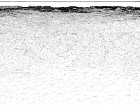 Iceland Topographic Map for 3D Printing CNC Carving 3D Print Model
