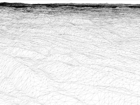 Mappa topografica dell'Iran per la stampa 3D di intaglio CNC Modello di stampa 3D